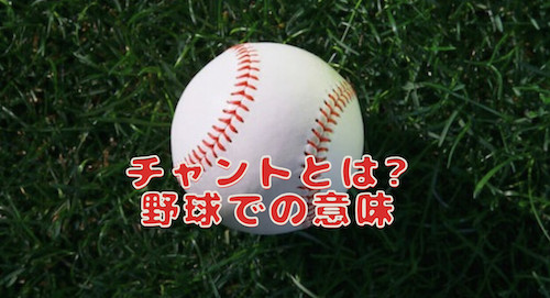 チャントとは 野球での意味
